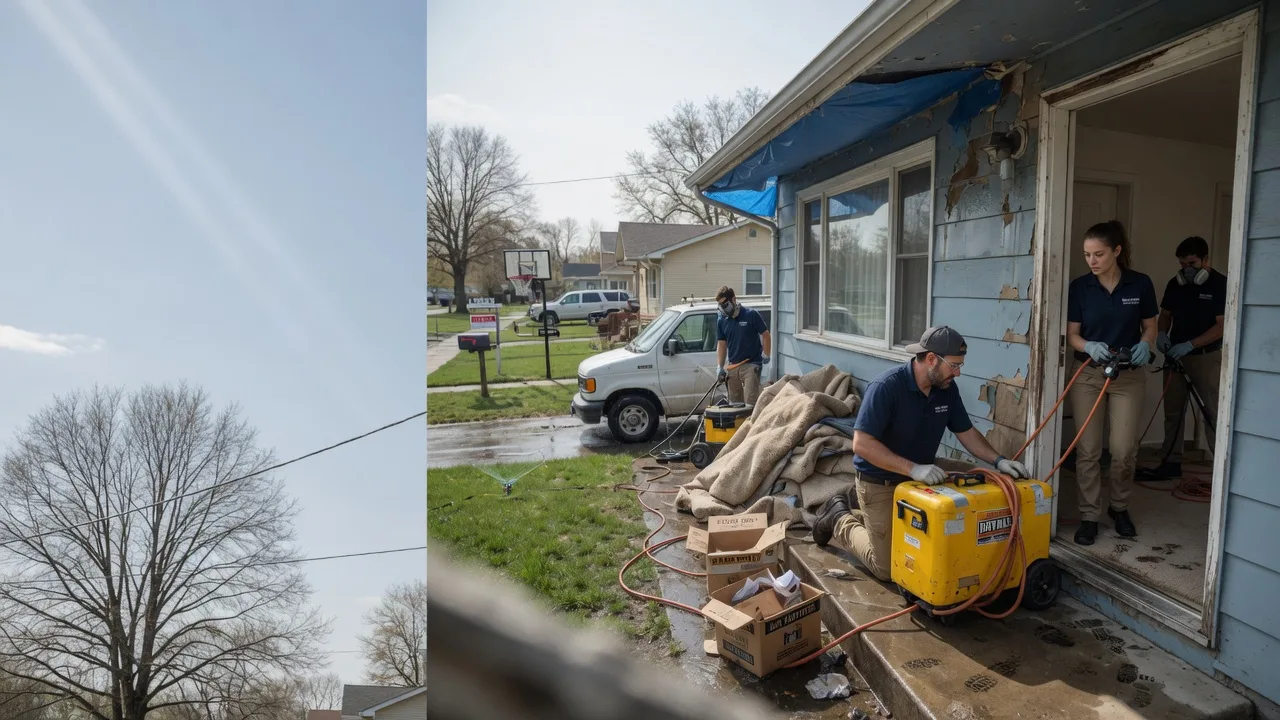 Basement Flood Cleanup in Harrison, OH near me